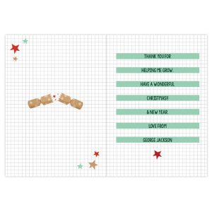 Personalised Cracking Teacher Christmas Card