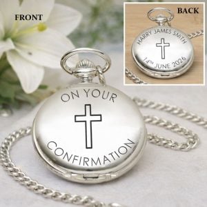 Personalised Engraved Boy's Confirmation Pocket Watch