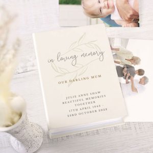 Personalised In Loving Memory Photo Album with Sleeves