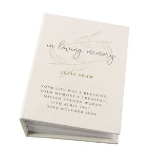 Personalised In Loving Memory Photo Album with Sleeves
