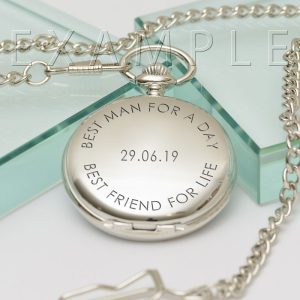Personalised Engraved Pocket Watch Any Text