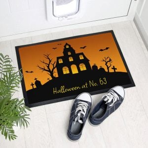 Personalised Halloween Spooky House Doormat