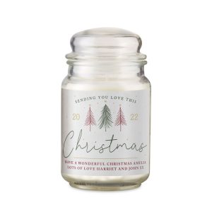 Personalised In Loving Memory LED Glass Jar