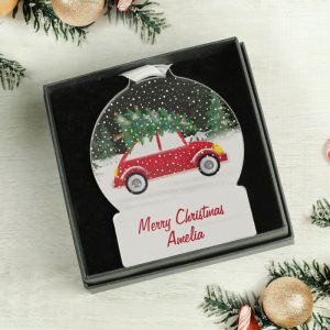 Personalised Driving Home For Christmas Acrylic Decoration