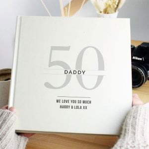 Personalised Birthday Square Photo Album Any Age
