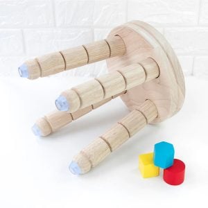 Personalised Cute Bunny Children's Wooden Stool