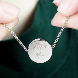 Personalised Photo Upload Necklace and Box Mother's Day