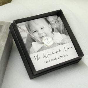 Personalised Photo Upload Necklace and Box Mother's Day
