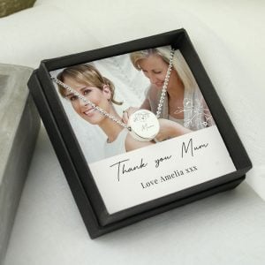 Personalised Photo Upload Necklace and Box Mother's Day