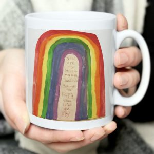 Personalised Children's Drawing Photo Upload Mug Mum Dad