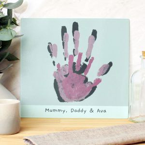 Personalised Children's Drawing Upload Glass Chopping Board