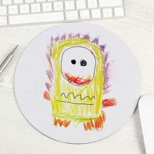 Personalised Children's Drawing Photo Upload Mouse Mat