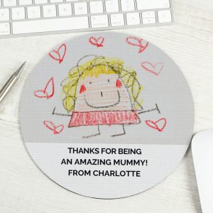 Personalised Children's Drawing Photo Upload Mouse Mat