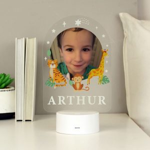 Personalised Animal Photo Upload LED Colour Changing Light