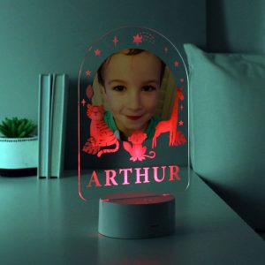 Personalised Animal Photo Upload LED Colour Changing Light