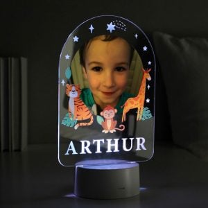 Personalised Animal Photo Upload LED Colour Changing Light