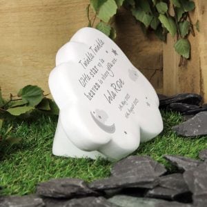 Personalised Twinkle Twinkle Resin Cloud Infant Memorial