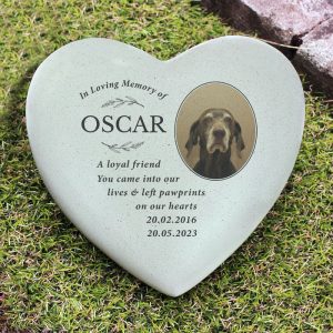 Personalised In Loving Memory Photo Memorial Resin Heart