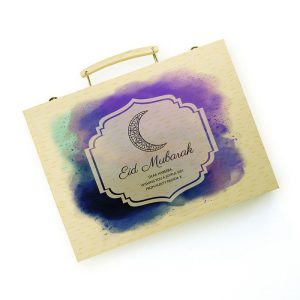 Kid's Personalised Eid Mubarak Colouring Set Art Case