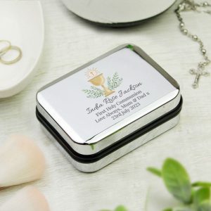 Personalised First Holy Communion Necklace Gift Box Chalice