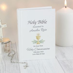 Personalised First Holy Communion Bible For Boy or Girl