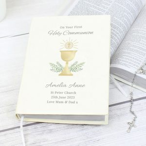 Personalised First Holy Communion Holy Bible Eco-friendly