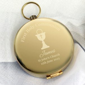 Personalised First Holy Communion Gift Keepsake Compass
