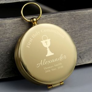 Personalised First Holy Communion Gift Keepsake Compass