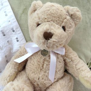 Luxury Personalised Teddy Bear & Engraved Edge Disc