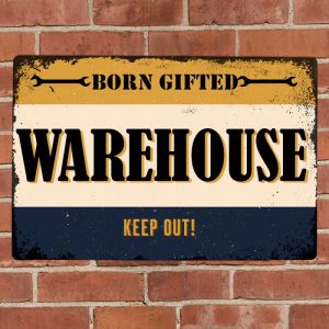 Personalised Men's Aluminium Metal Sign Man Cave Garage Shed
