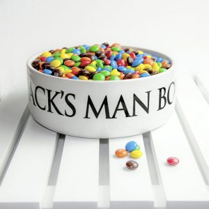 Personalised Dad's Super Large Ceramic Man Bowl