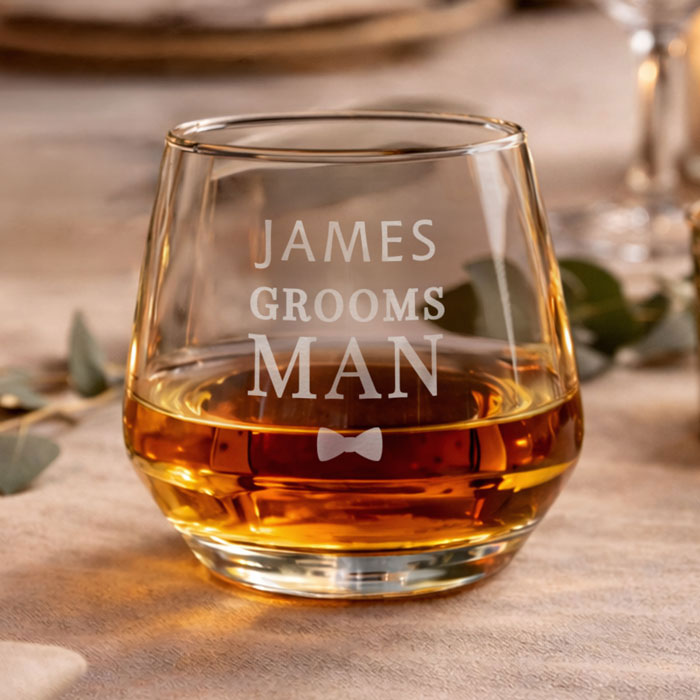 Personalised Groomsman Tumbler Wedding or Stag Party Gift