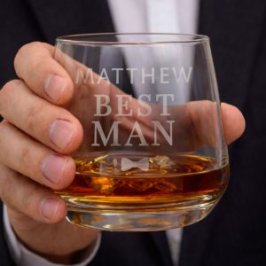 Personalised Best Man Tumbler Wedding or Stag Party Gift