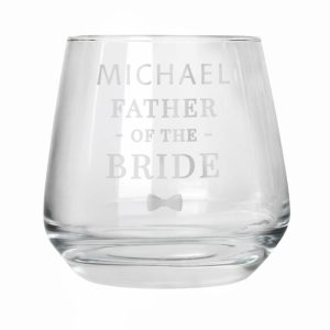Personalised Father of the Bride Tumbler Thank You Gift