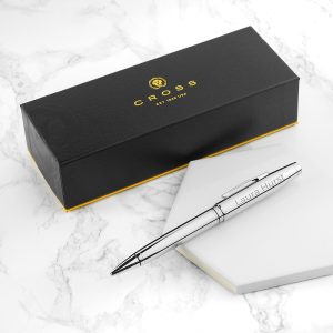 Personalised Engraved Cross Coventry Ballpoint Pen Chrome
