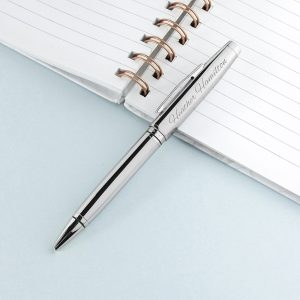 Personalised Engraved Cross Coventry Ballpoint Pen Chrome