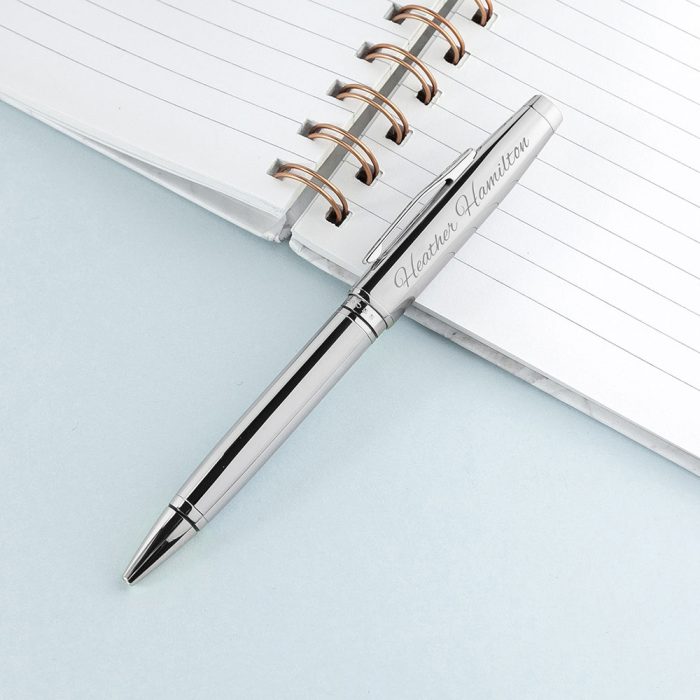 Personalised Engraved Cross Coventry Ballpoint Pen Chrome