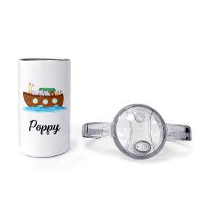 Personalised Noah's Ark Stainless Steel Sippy Cup
