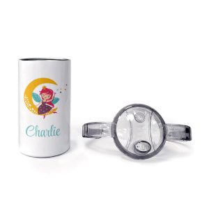 Personalised Fairy Girl's Stainless Steel Sippy Cup