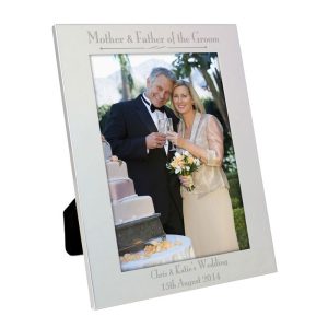Personalised Mother & Father of the Groom Photo Frame