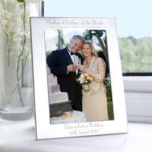 Personalised Mother & Father of the Bride Photo Frame