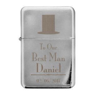 Personalised Best Man Lighter Wedding Appreciation Gift