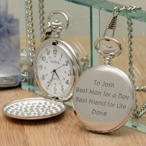 Personalised Engraved Pocket Watch Any Message