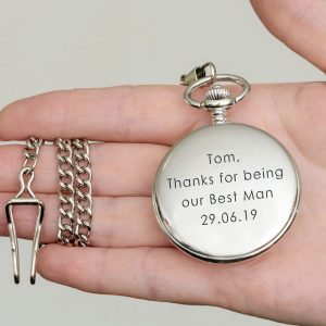 Personalised Engraved Pocket Watch Any Message