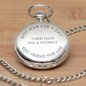 Personalised Pocket Watch Best Man For A Day