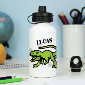 Personalised Kid's Dinosaur Drinks Water Bottle