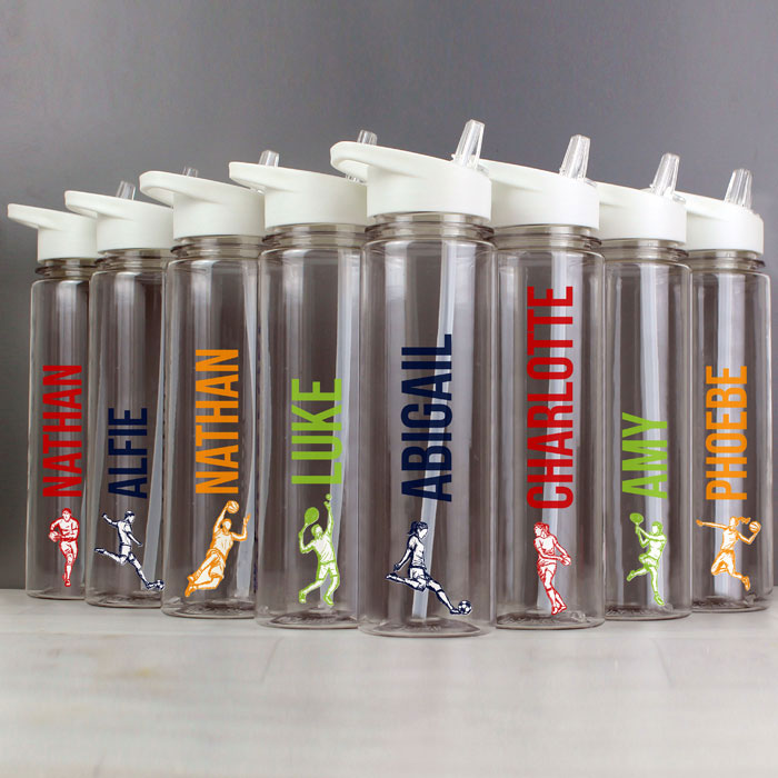 Personalised Various Sports BPA-Free Water Bottle 800ml