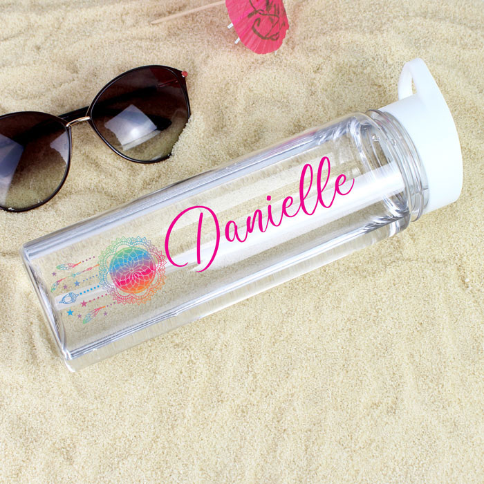 Personalised Dream Catcher Name Only Water Drinks Bottle