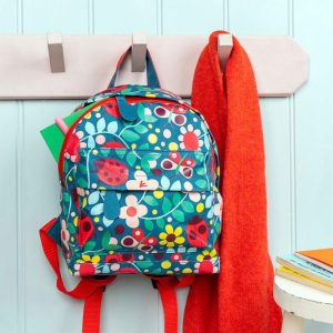 Personalised Embroidered Ladybird Kids Backpack