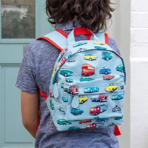 Kid's Personalised Road Trip Cars Backpack Bag